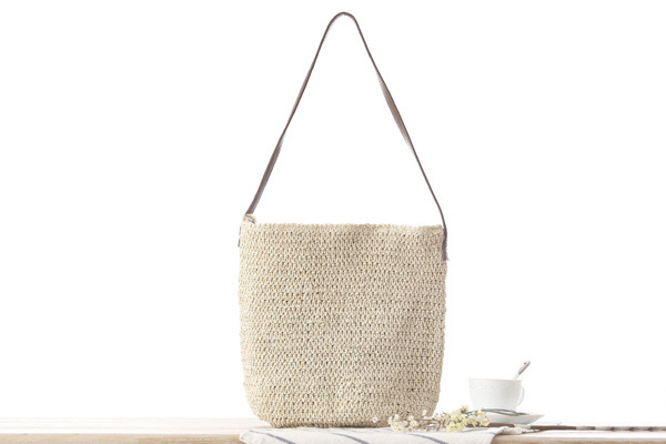 Straw Shoulder Woven Beach Sol - Paper Straw Color recensie en prijs