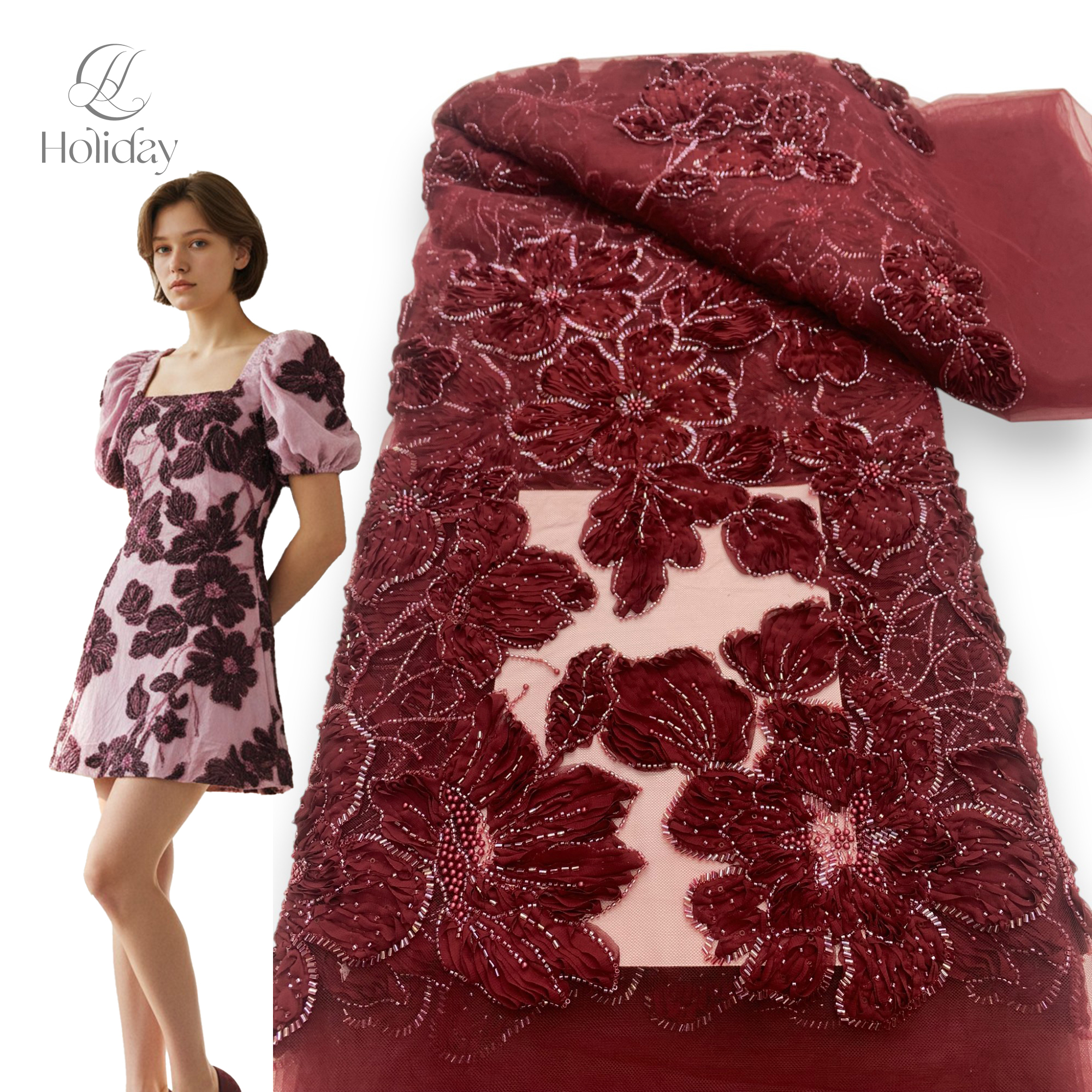 African Chiffon Tulle Lace Fab - Glitter Tablecloth recensie en prijs
