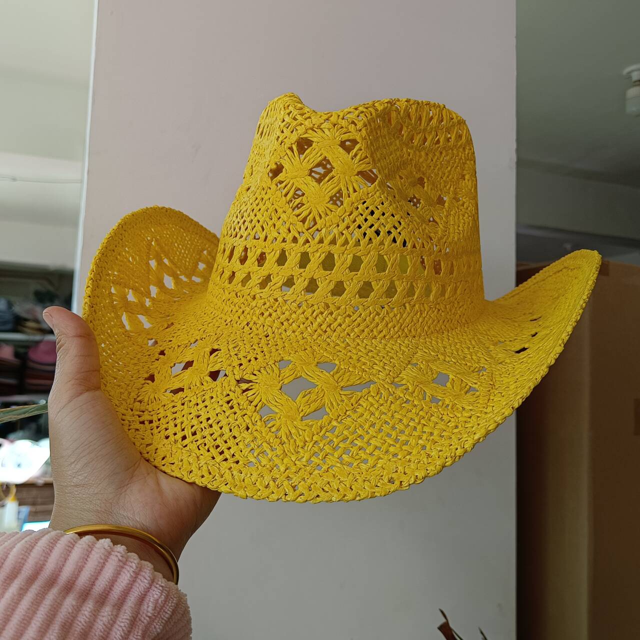 Cowboy Straw Hat new color Han - Paper Straw Color recensie en prijs