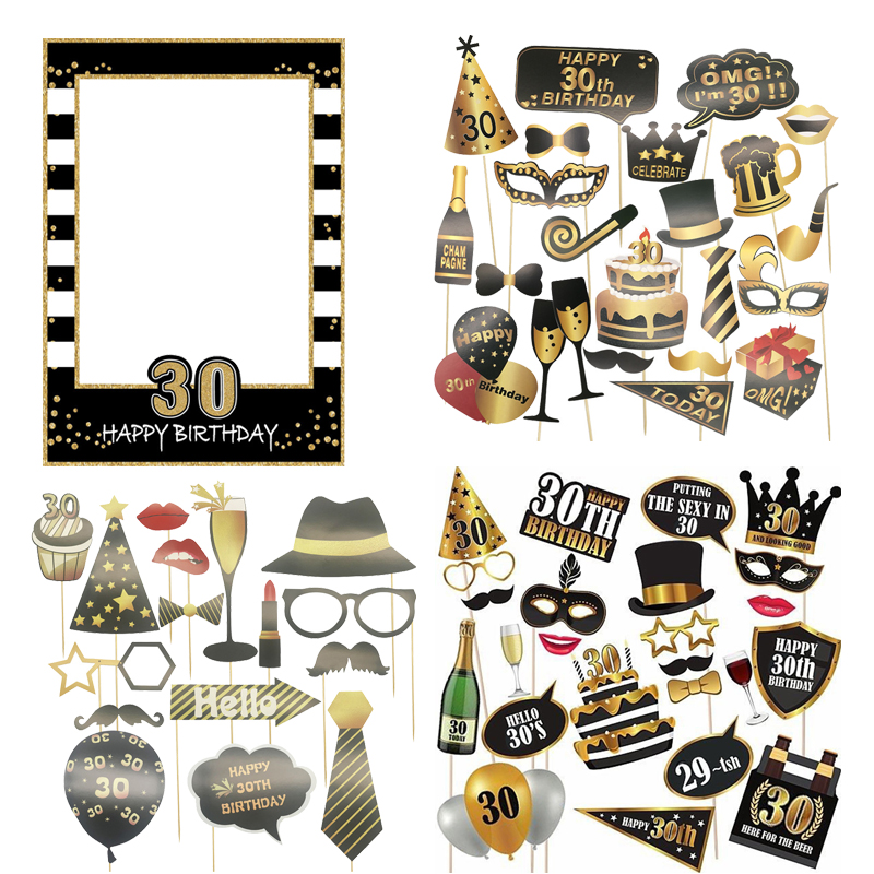 30 40 50 60 Birthday Photo Boo - Photo Booth Frame recensie en prijs
