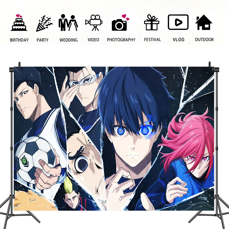 BLUE LOCK boy Backdrop Boy Bir - Table Cloth Disposable recensie en prijs