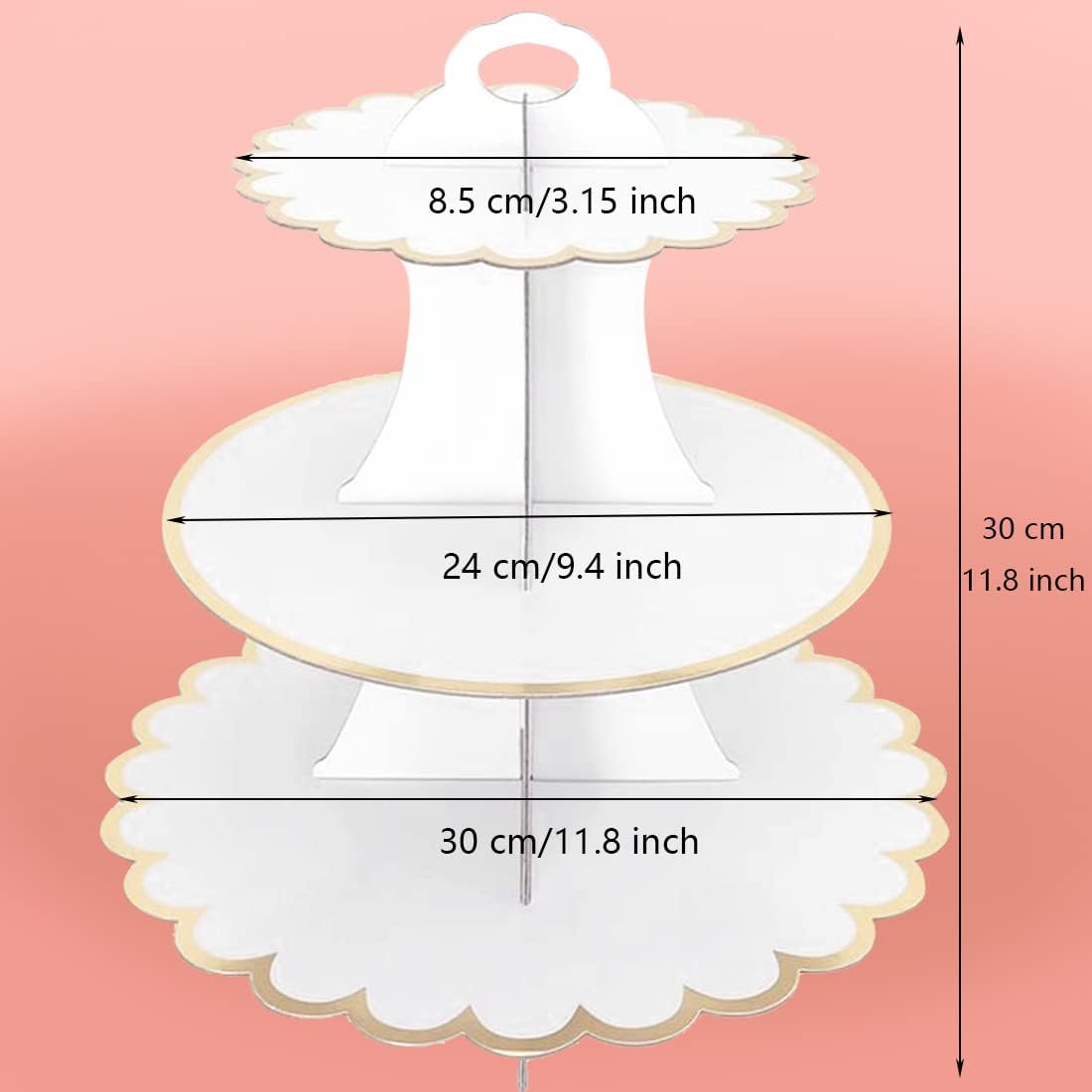 Cardboard Cake Stand 3 Tier, D - Cupcake Stand Tier recensie en prijs