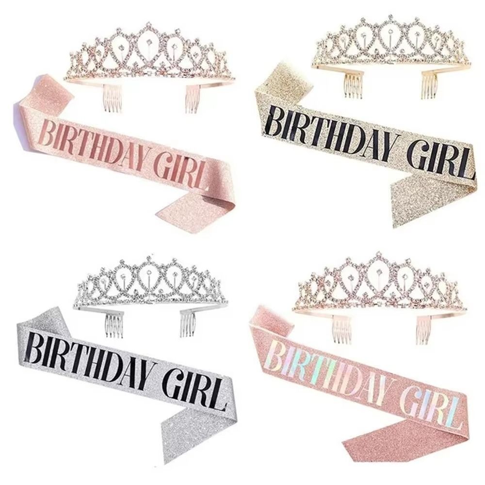 2Pcs/Set New Glitter Birthday  - Birthday Sash Glitter recensie en prijs