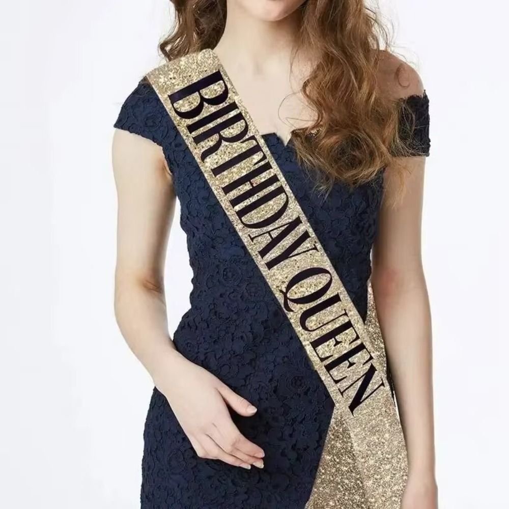 2Pcs/Set New Glitter Birthday  - Birthday Sash Glitter recensie en prijs
