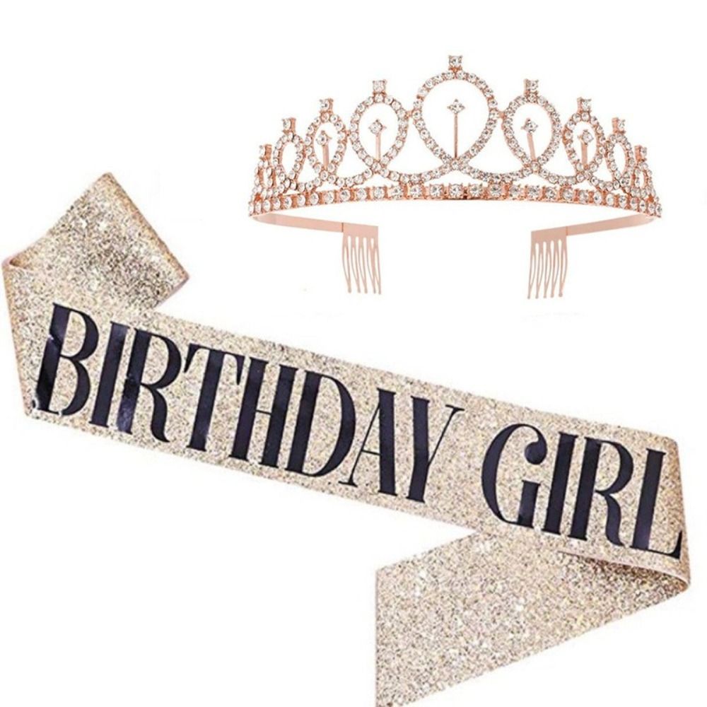2Pcs/Set New Glitter Birthday  - Birthday Sash Glitter recensie en prijs