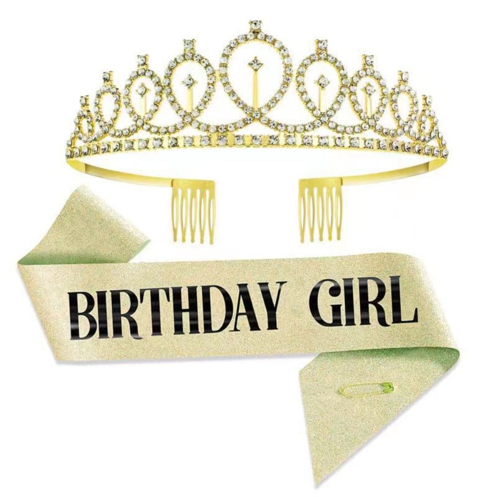 2Pcs/Set New Glitter Birthday  - Birthday Sash Glitter recensie en prijs