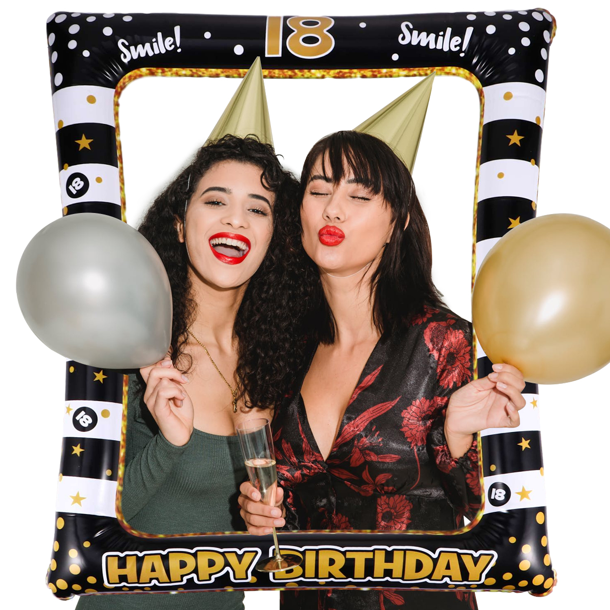 Birthday Party Supplies 18 Bal - Photo Booth Frame recensie en prijs