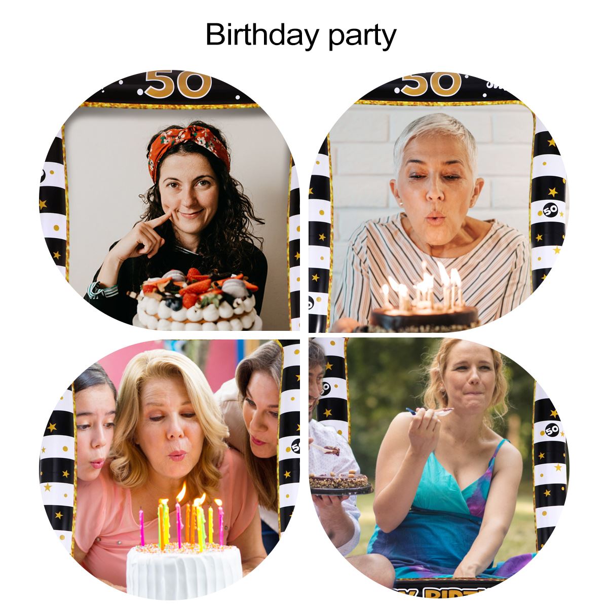 Birthday Party Supplies 18 Bal - Photo Booth Frame recensie en prijs