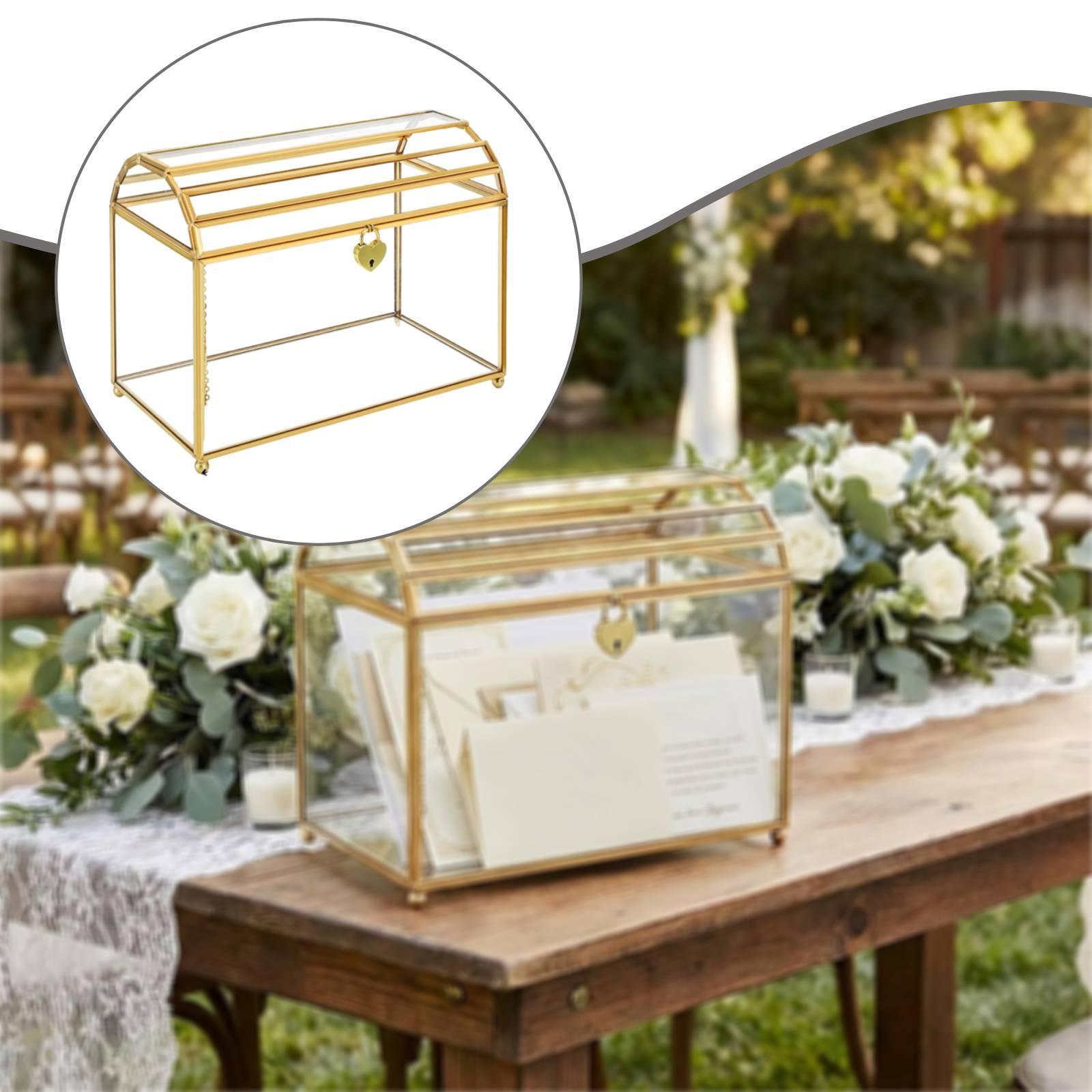 Glass Wedding Card Box Storage - Event Party Box recensie en prijs