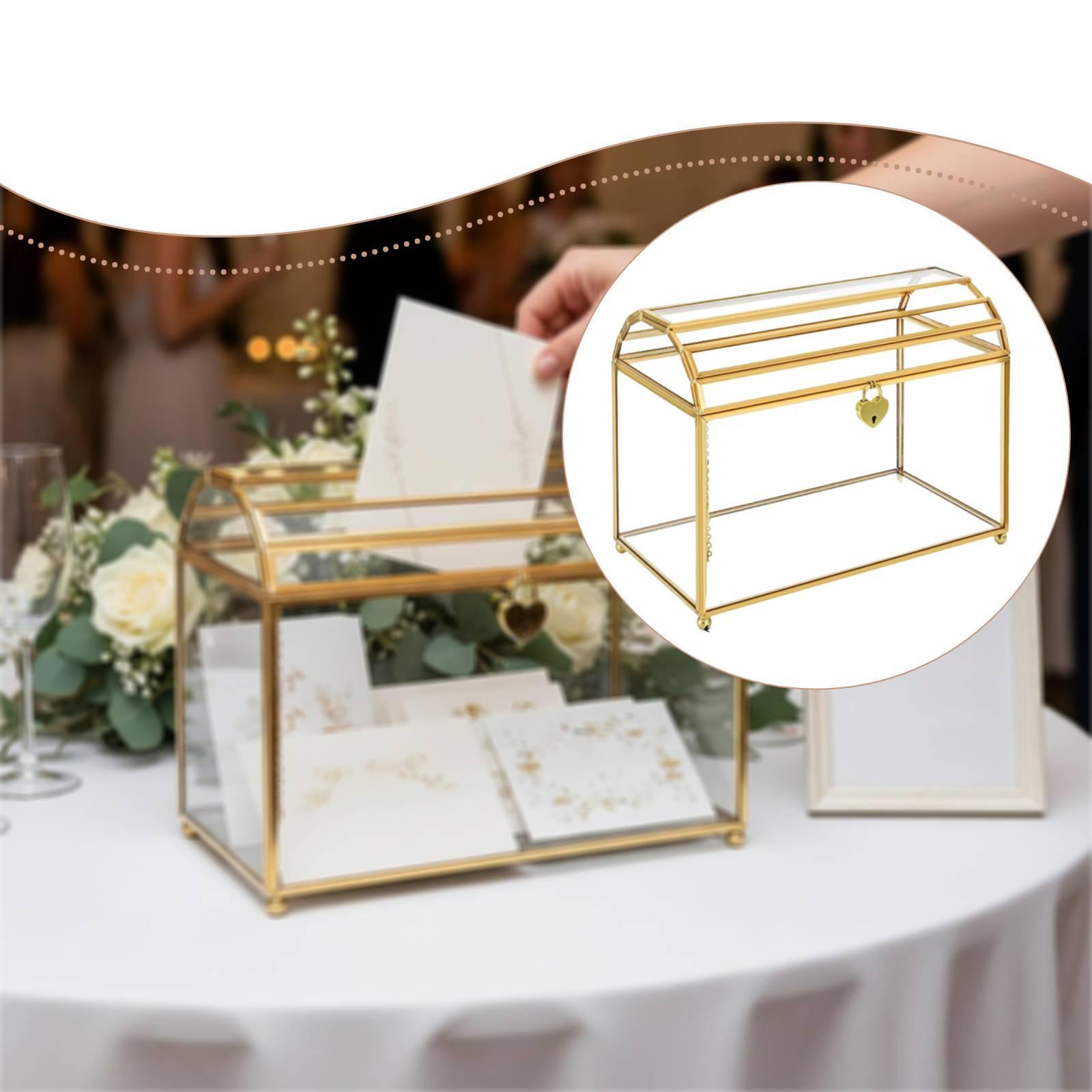 Glass Wedding Card Box Storage - Event Party Box recensie en prijs