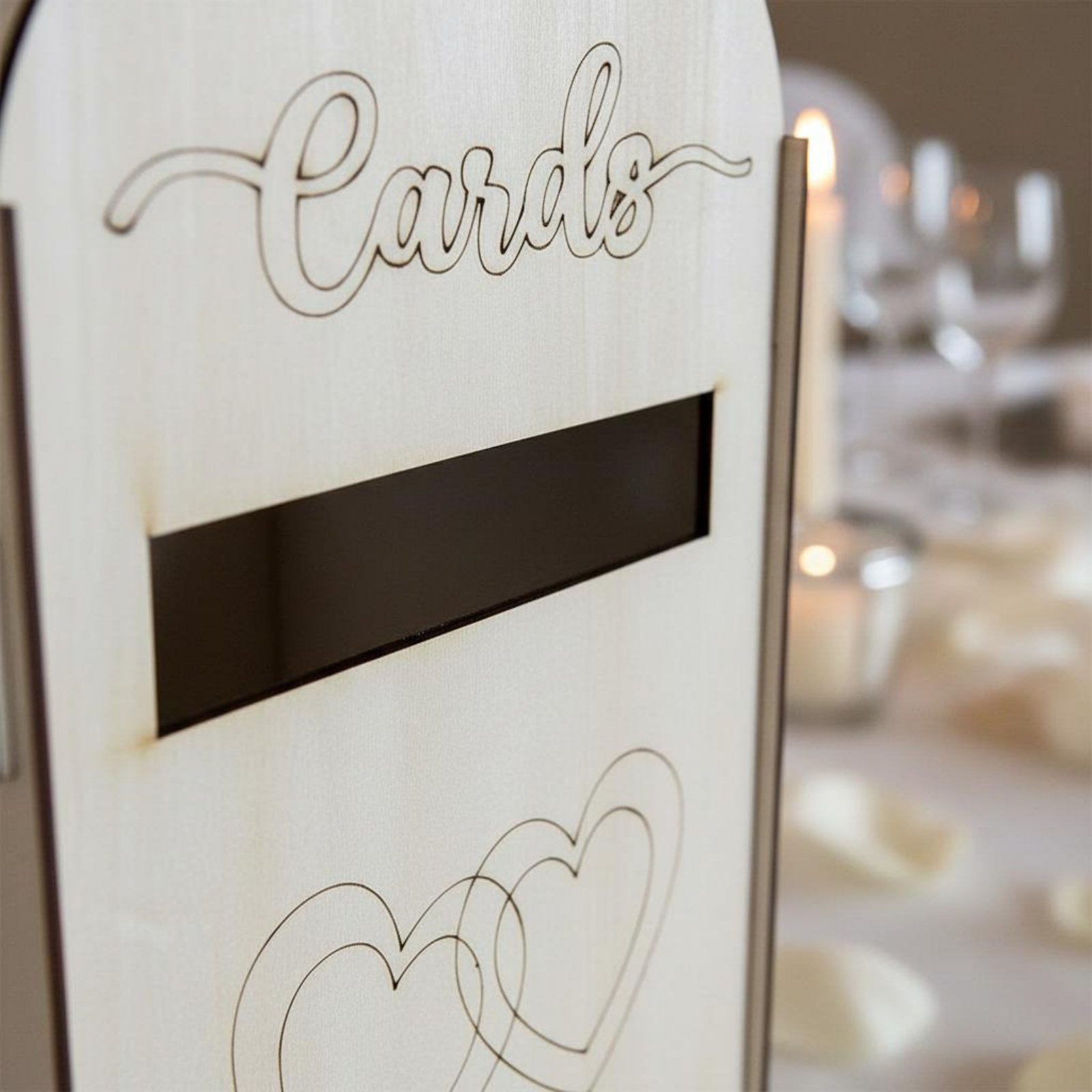 Wooden Wedding Card Box Laser  - Event Party Box recensie en prijs