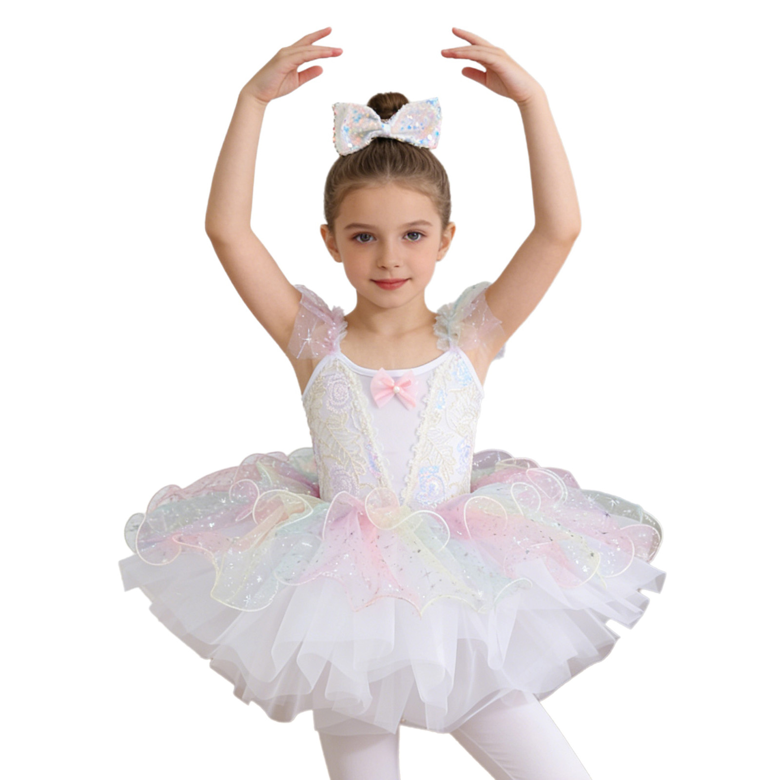 Kids Girls Ballet Dance Dress  - Glitter Tablecloth recensie en prijs