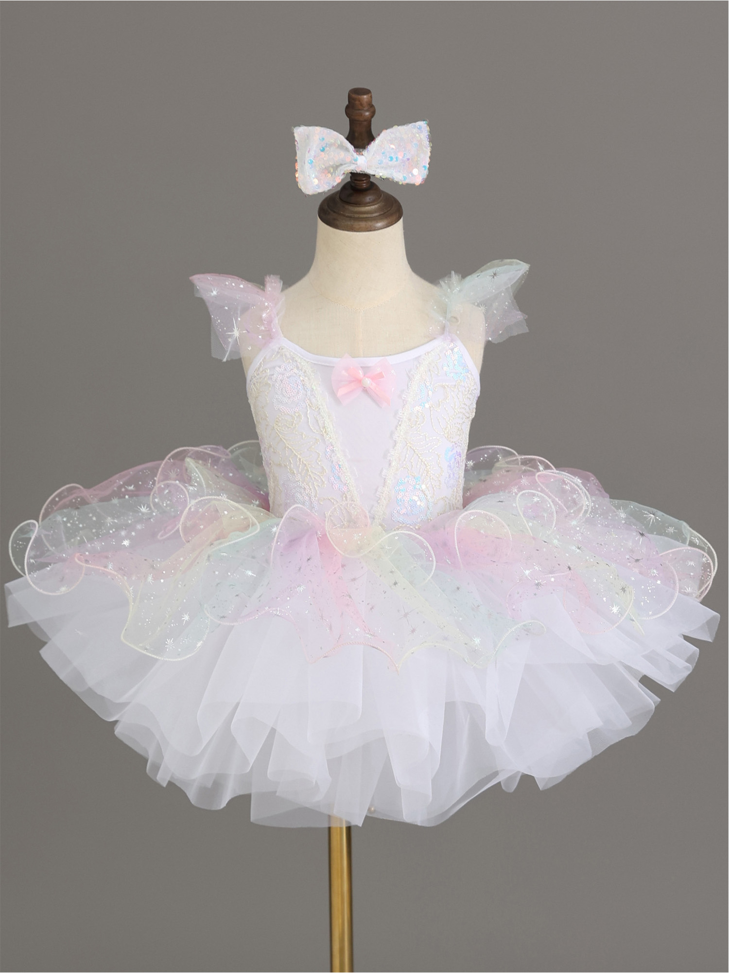 Kids Girls Ballet Dance Dress  - Glitter Tablecloth recensie en prijs