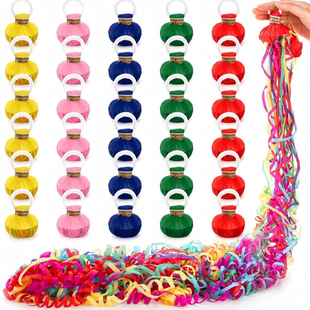 10pcs Hand Throwing Ribbon Pul - Confetti Cannon Tube recensie en prijs