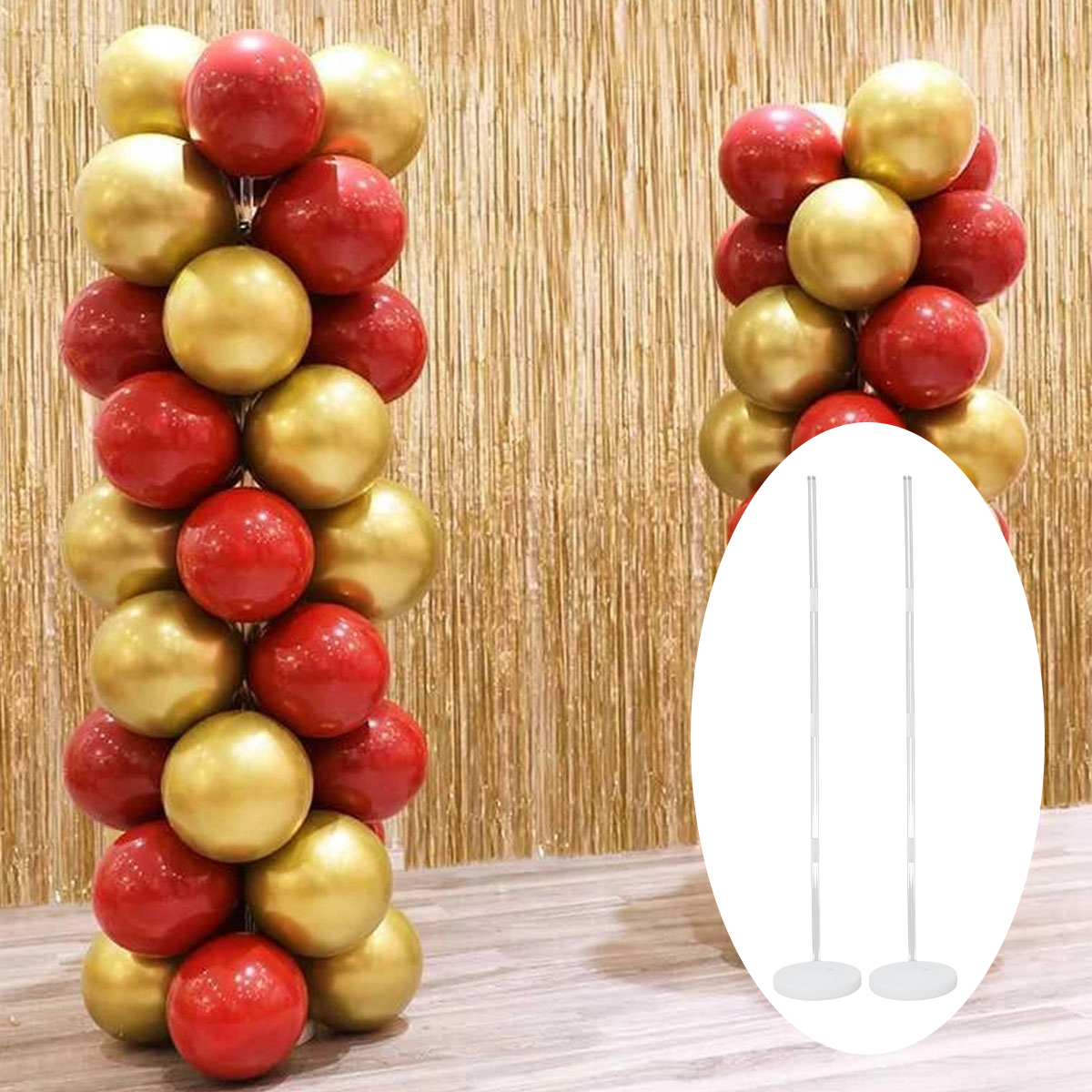 2Sets Balloon Column Stand Kit - Balloon Arch Kit recensie en prijs