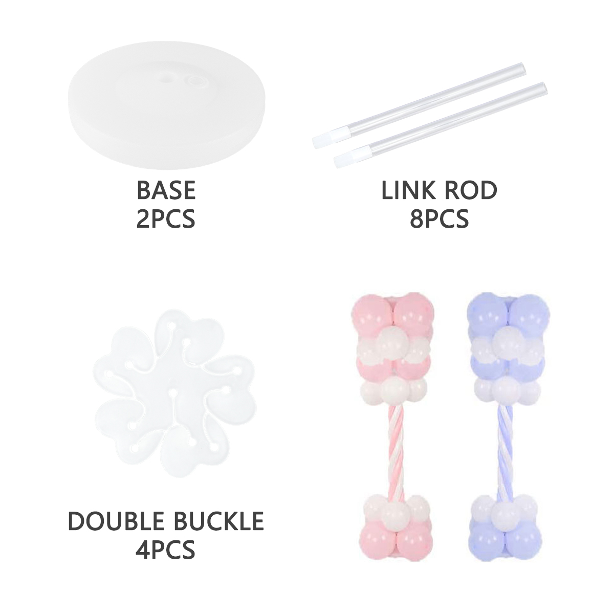 2Sets Balloon Column Stand Kit - Balloon Arch Kit recensie en prijs