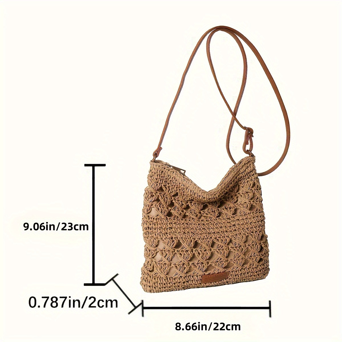 Chic Handmade Paper Straw Cros - Paper Straw Color recensie en prijs