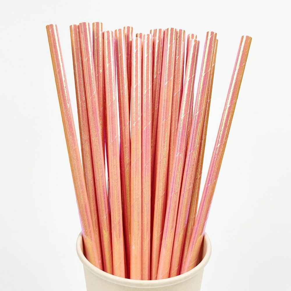 25Pcs Pearlescent Bronzing Pap - Paper Straw Color recensie en prijs
