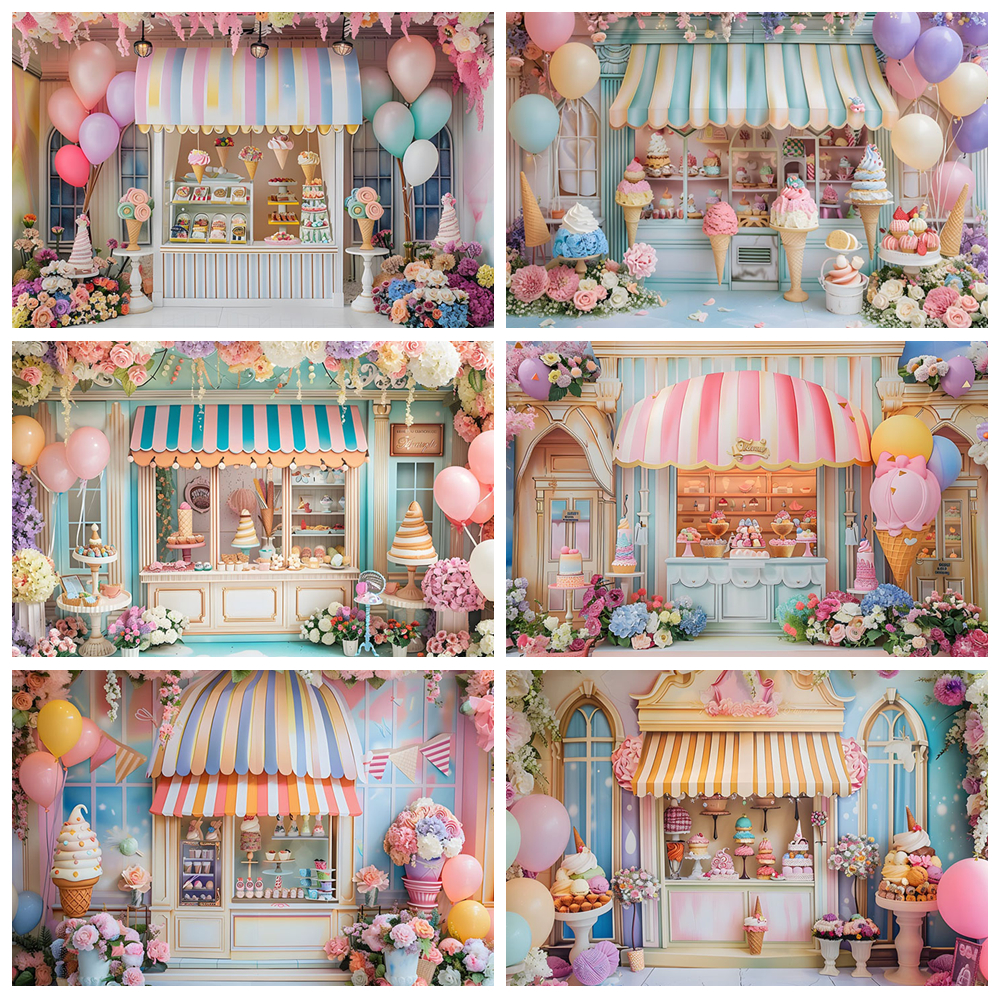 Ice Cream Photography Backgrou - Party Event Supply Store recensie en prijs