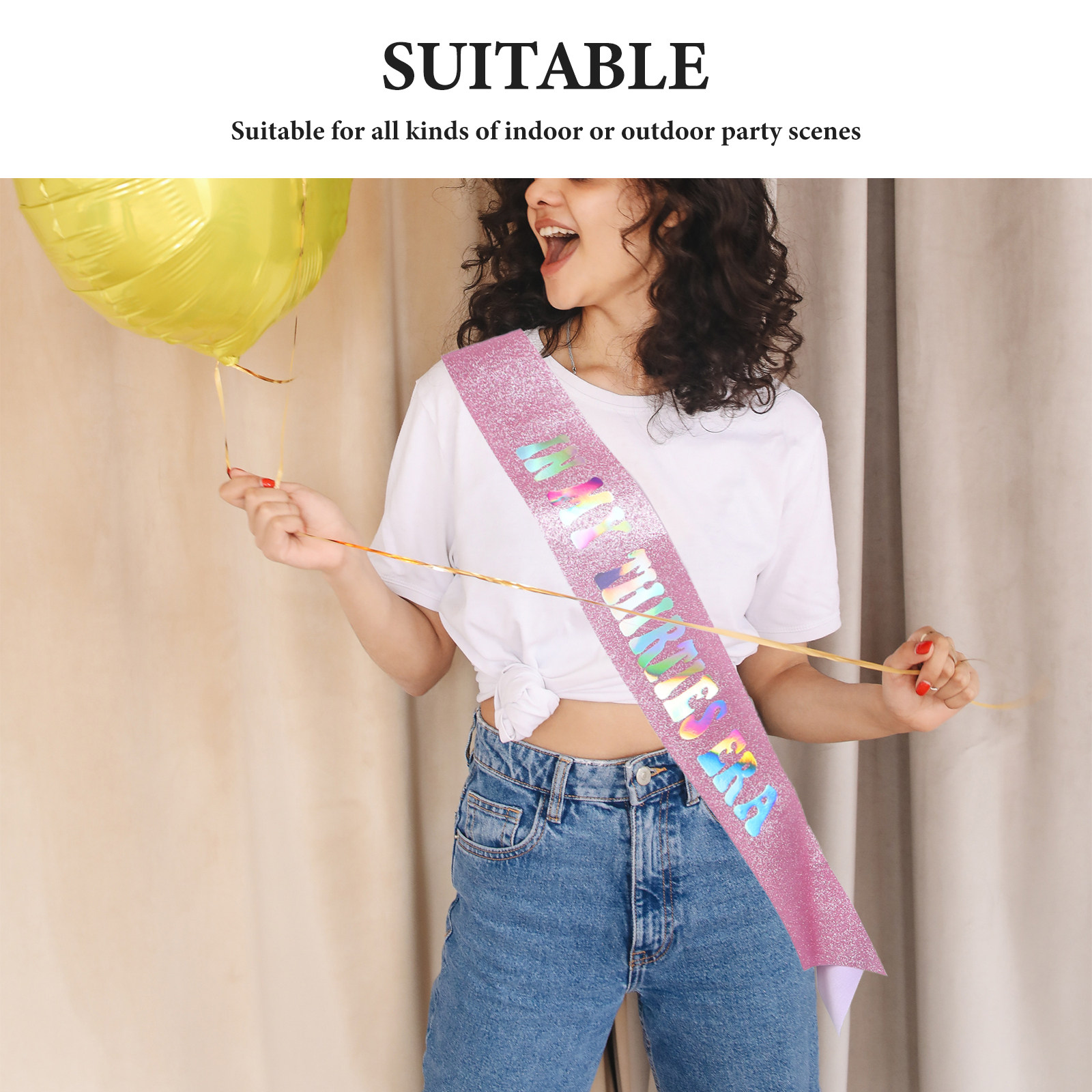 Birthday Sash for Women with G - Birthday Sash Glitter recensie en prijs
