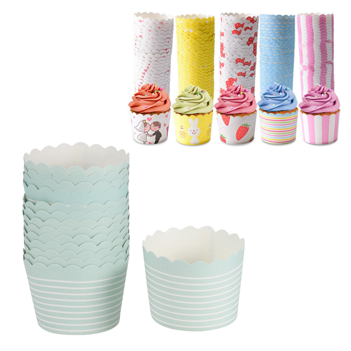 50pcs Paper Paper Dessert Bowl - Plastic Cup 50Pcs recensie en prijs