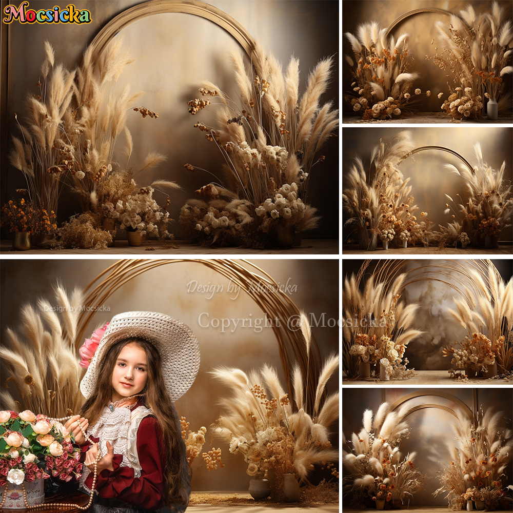 Mocsicka Boho Retro Brown Phot - Dessert Table Backdrop recensie en prijs