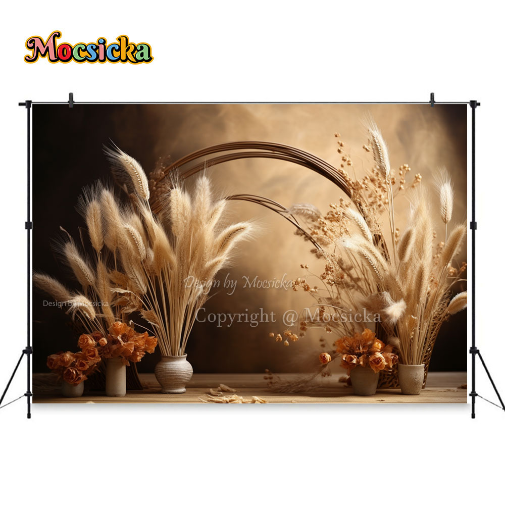 Mocsicka Boho Retro Brown Phot - Dessert Table Backdrop recensie en prijs