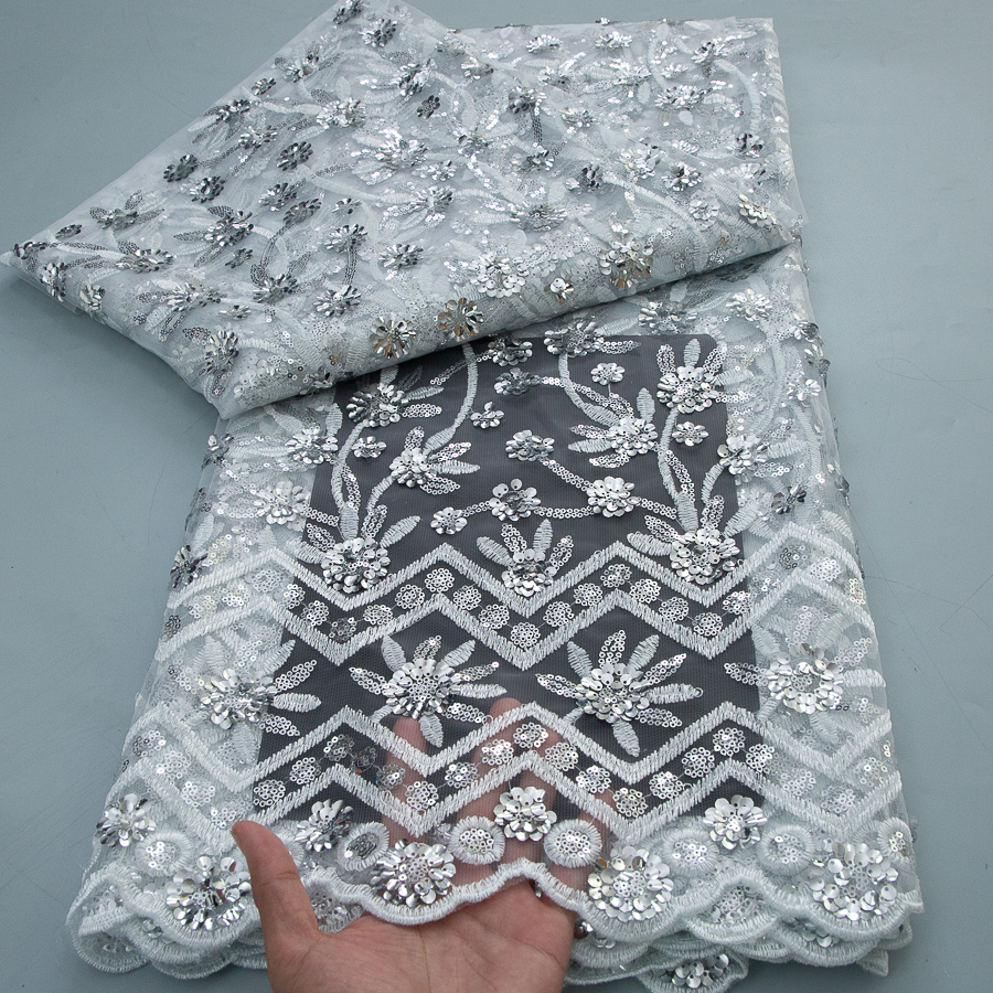 2026 French Sequins Lace Fabri - Glitter Tablecloth recensie en prijs