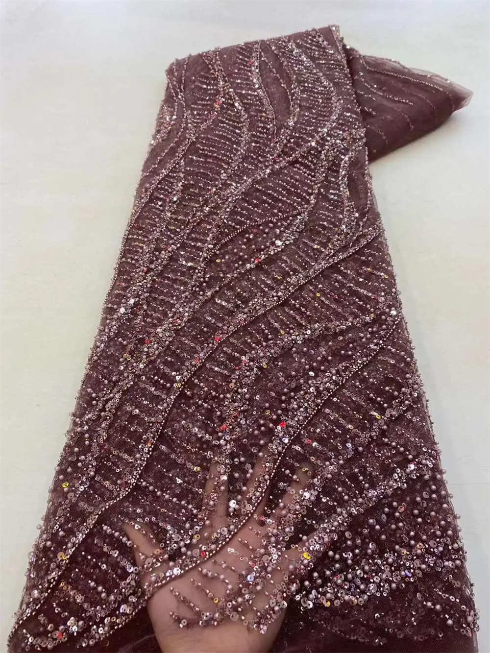Wholesale 2025 African Sequins - Glitter Tablecloth recensie en prijs