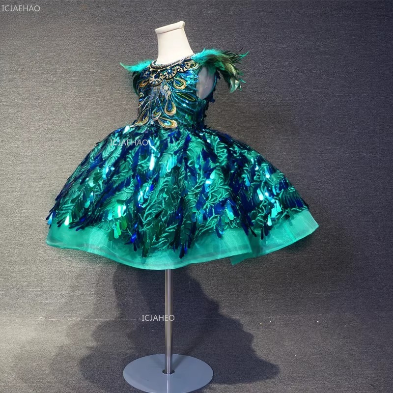Kids Girls Green Sequin Short  - Glitter Tablecloth recensie en prijs