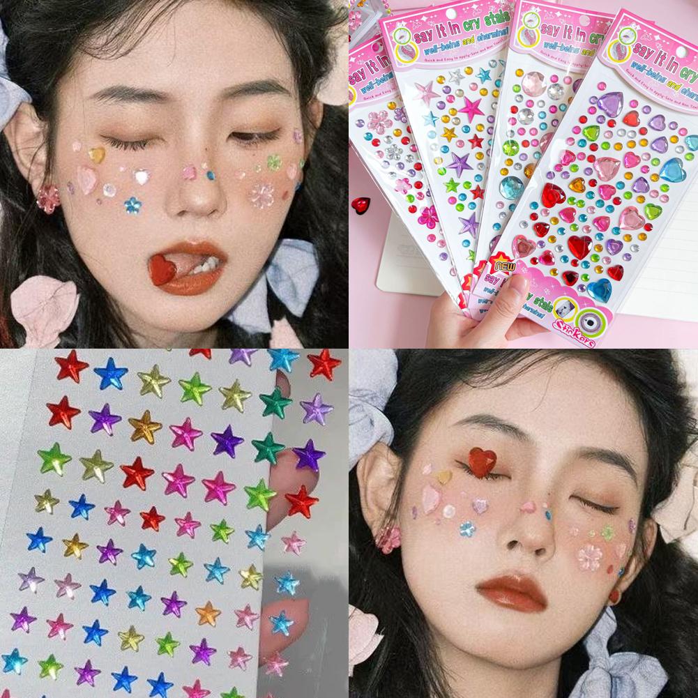 Self-Adhesive Face Rhinestones - Event Party recensie en prijs