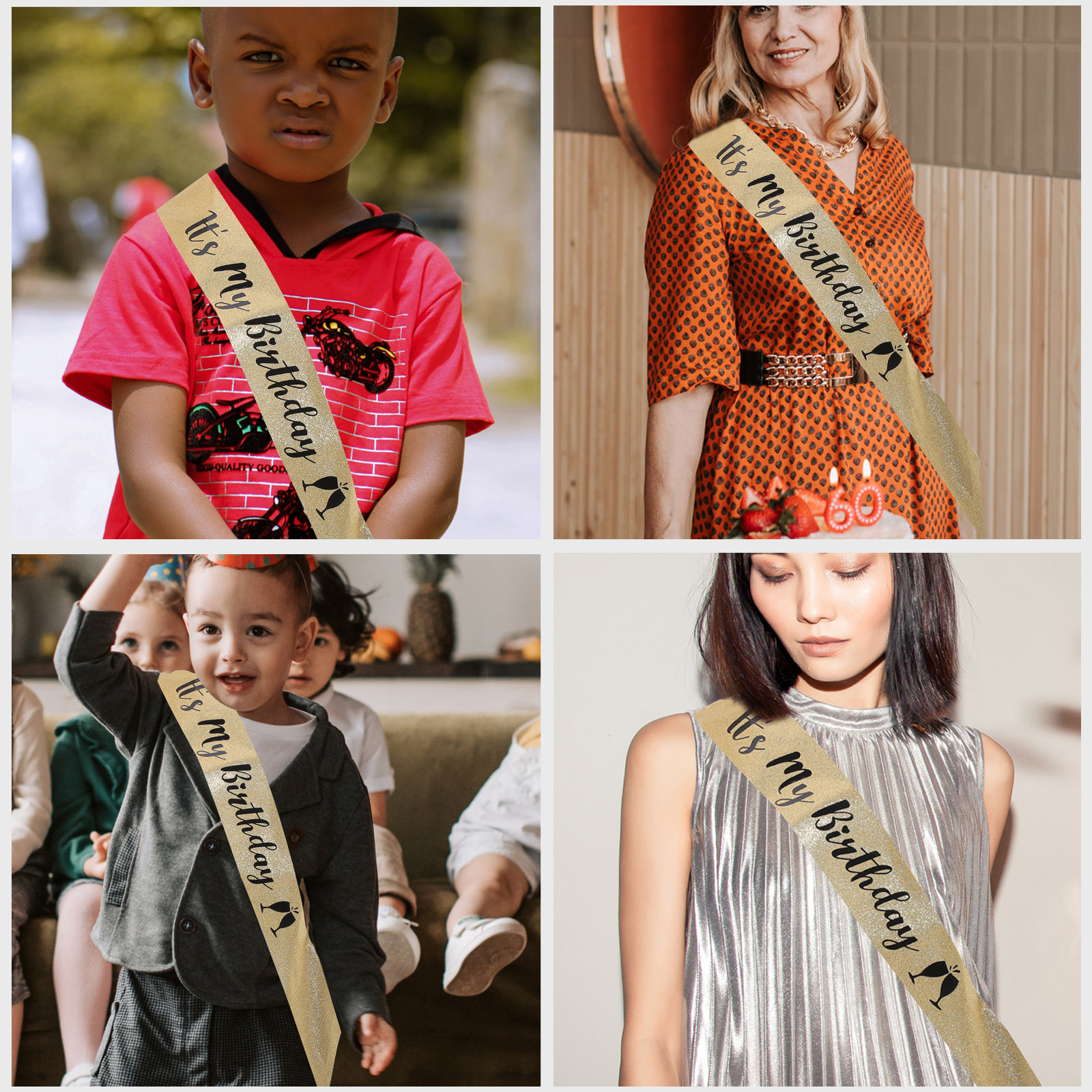 1Pcs Birthday Party Sash Glitt - Birthday Sash Glitter recensie en prijs