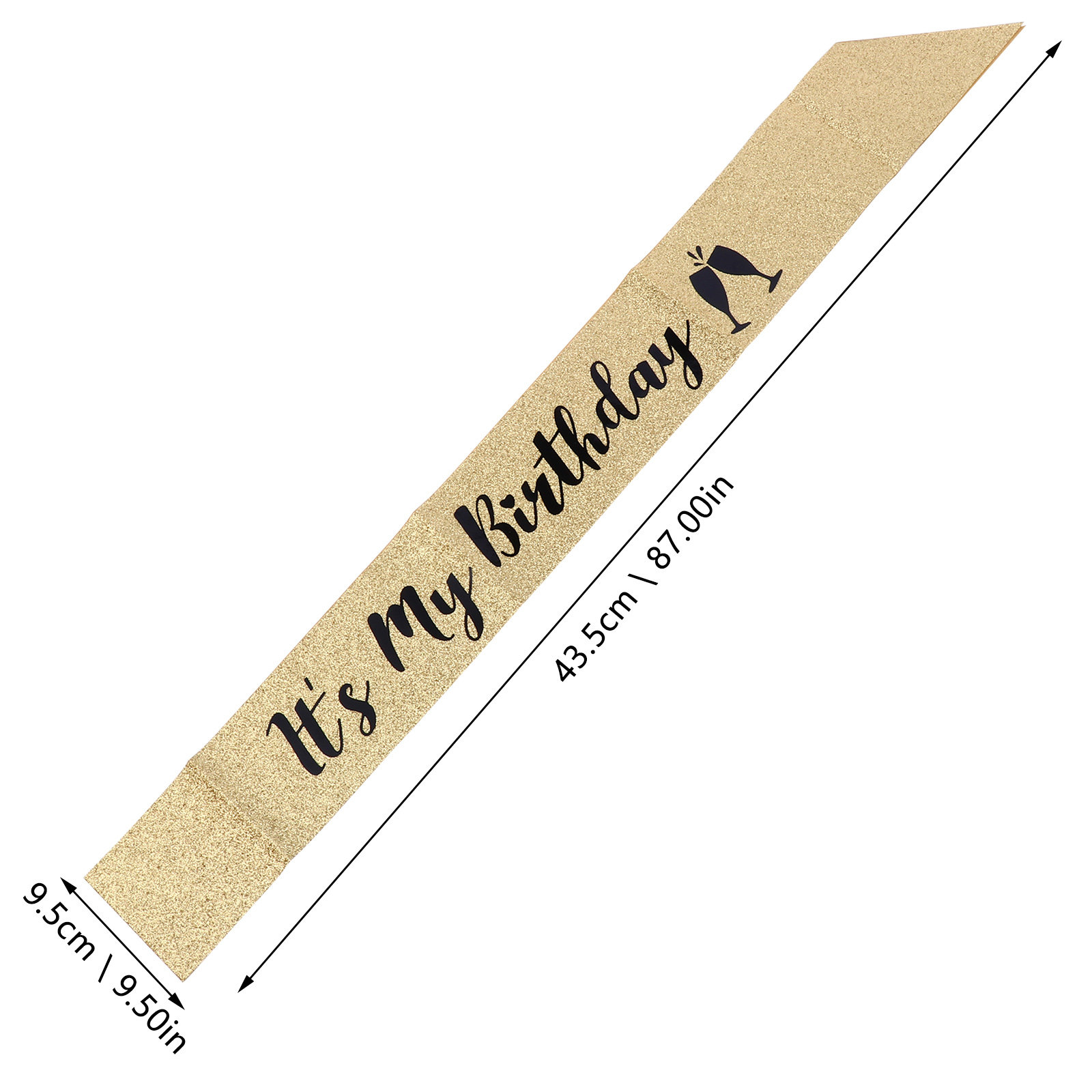1Pcs Birthday Party Sash Glitt - Birthday Sash Glitter recensie en prijs