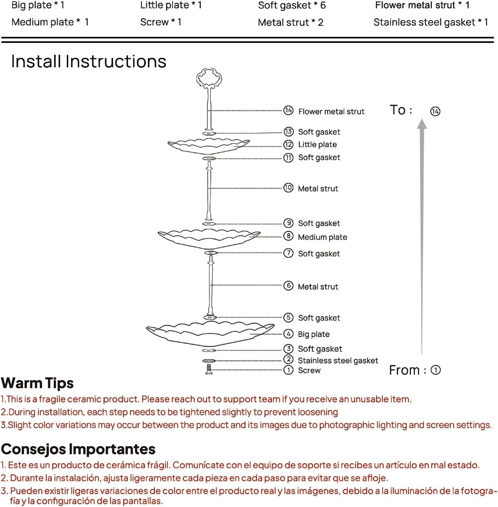 3 Tier Porcelain Cupcake Stand - Cupcake Stand Tier recensie en prijs