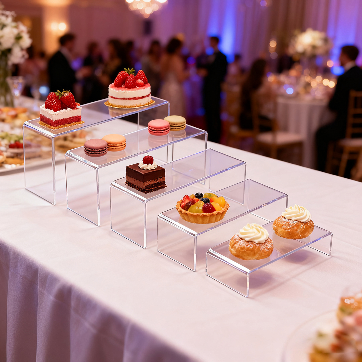 5pcs Acrylic Dessert Display S - Cupcake Stand Tier recensie en prijs