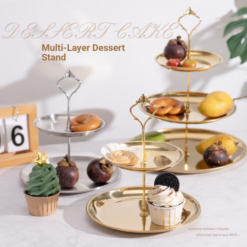 Gold Silver 2/3-Tier Cake Stan - Cupcake Stand Tier recensie en prijs