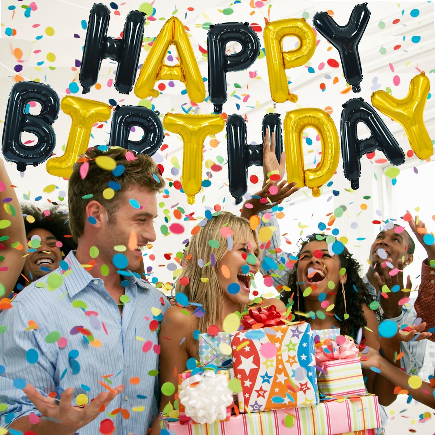 Black Gold Happy Birthday Deco - Balloon Arch Kit recensie en prijs