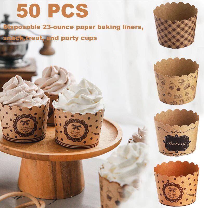 50Pcs/Pack Cupcake Paper Cups  - Plastic Cup 50Pcs recensie en prijs