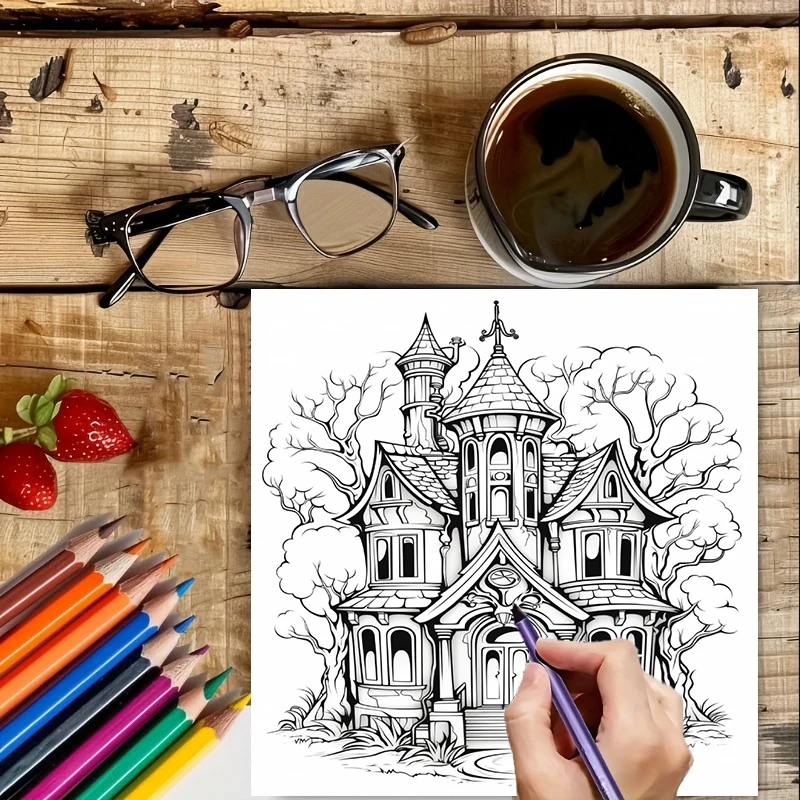 Haunted House Coloring Book fo - Supply Event recensie en prijs