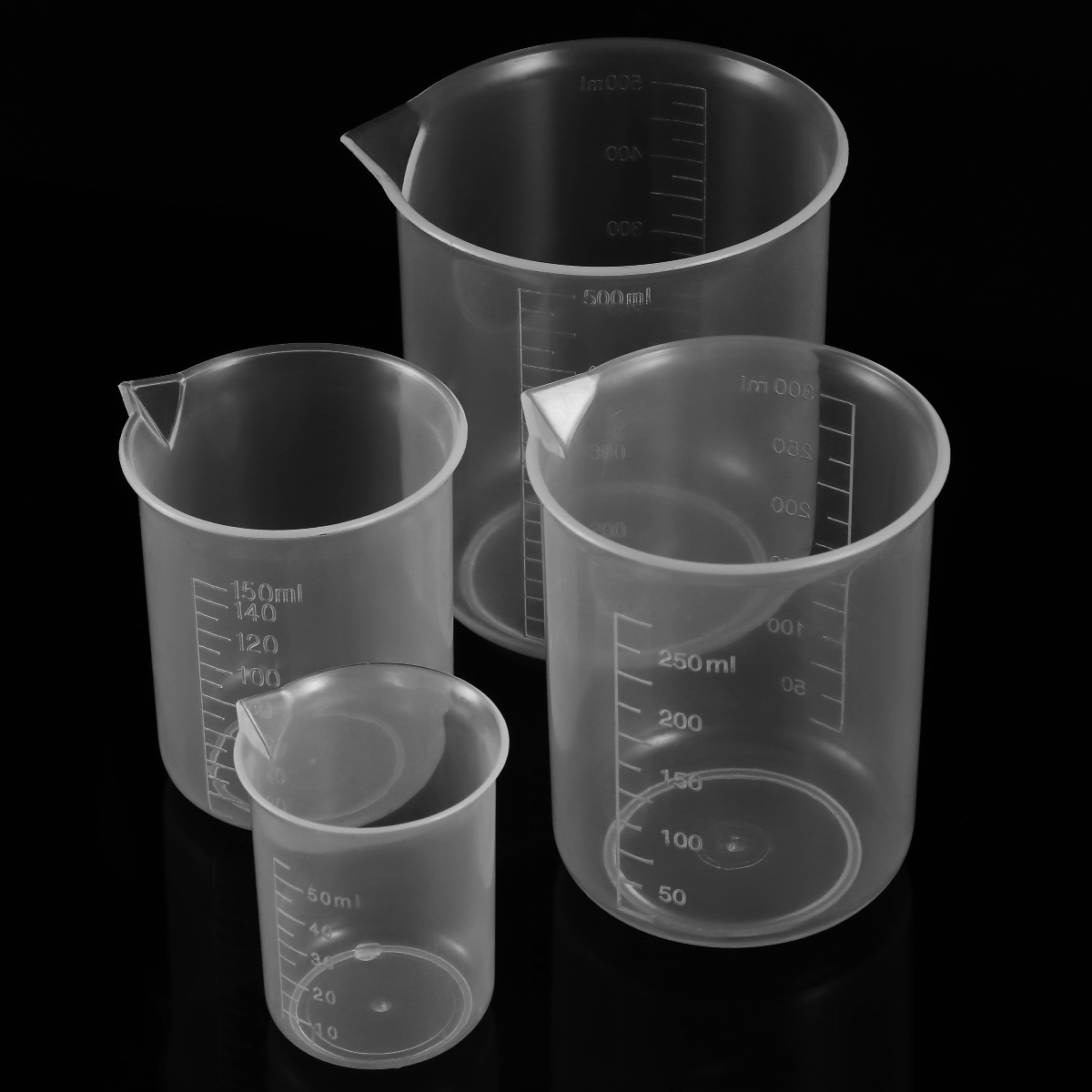 4pcs 50Ml 150Ml 250Ml 500Ml Pl - Plastic Cup 50Pcs recensie en prijs