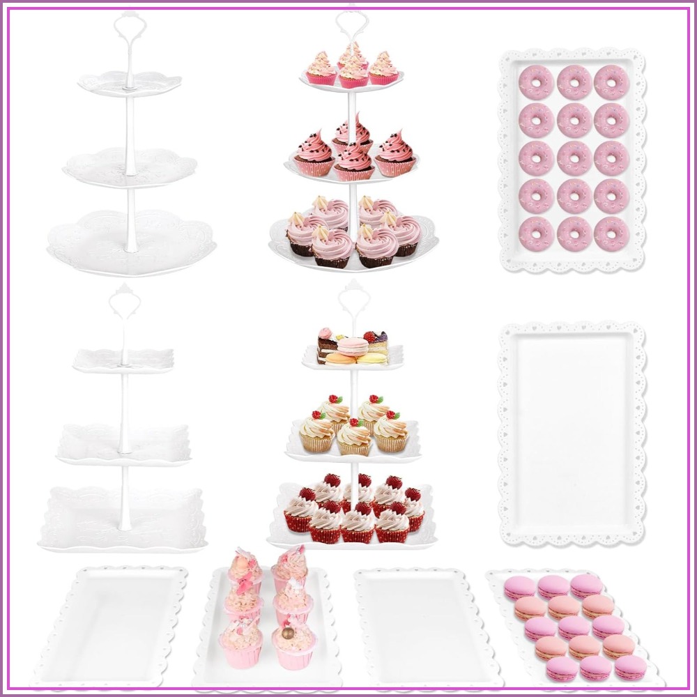 10Pcs Cupcake Stand Set, Desse - Cupcake Stand Tier recensie en prijs