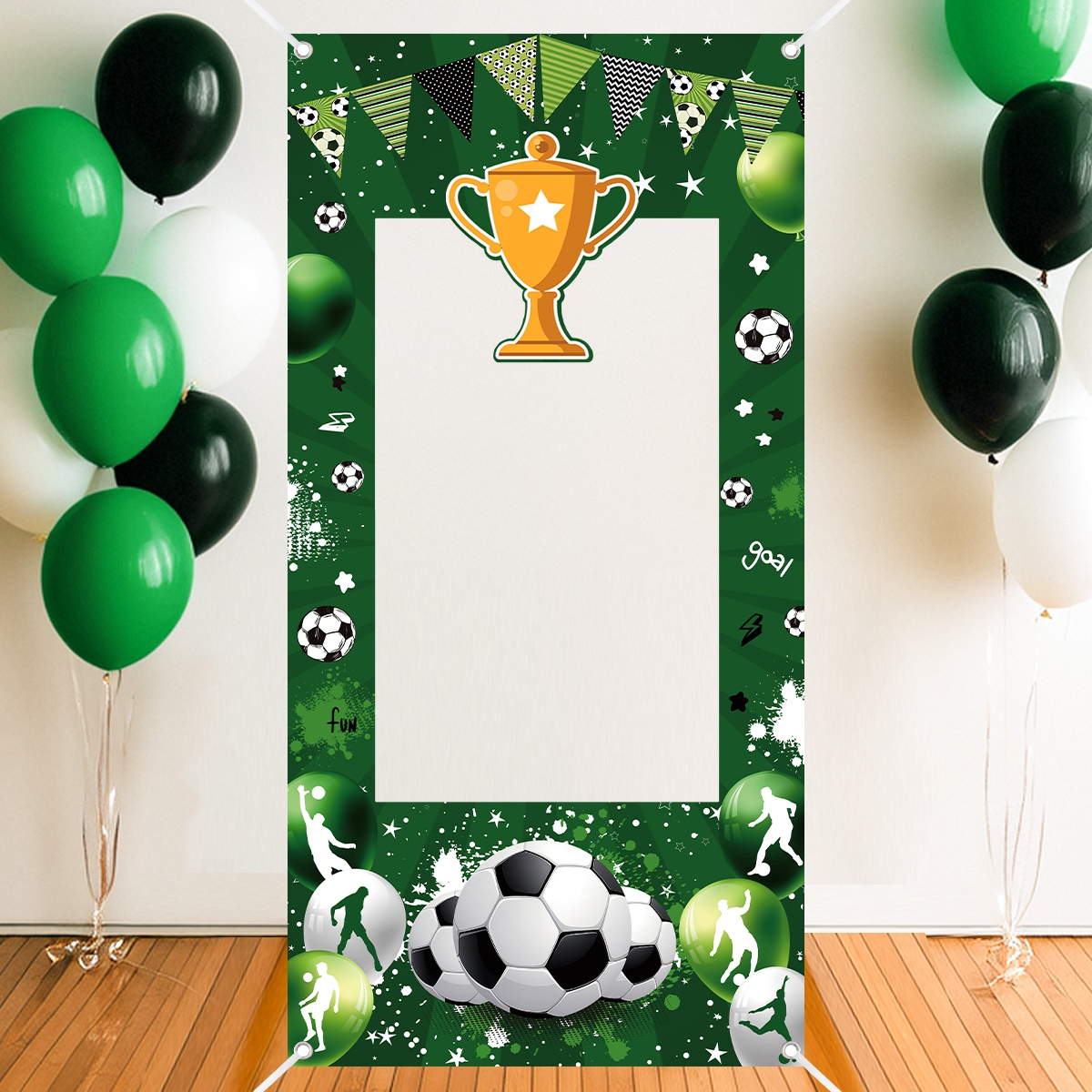 1pc Green Soccer Decorative Ph - Photo Booth Frame recensie en prijs