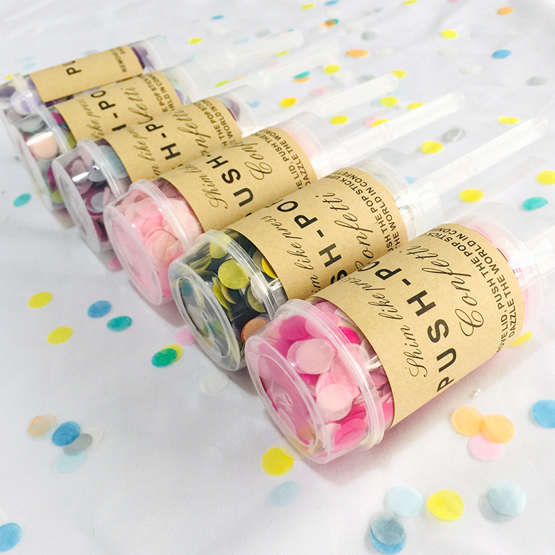 2pcs Multicolor Paper Scrap Fo - Confetti Cannon Tube recensie en prijs