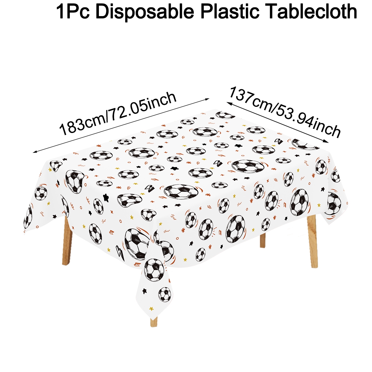 183x137cm Soccer Theme Disposa - Table Cloth Disposable recensie en prijs