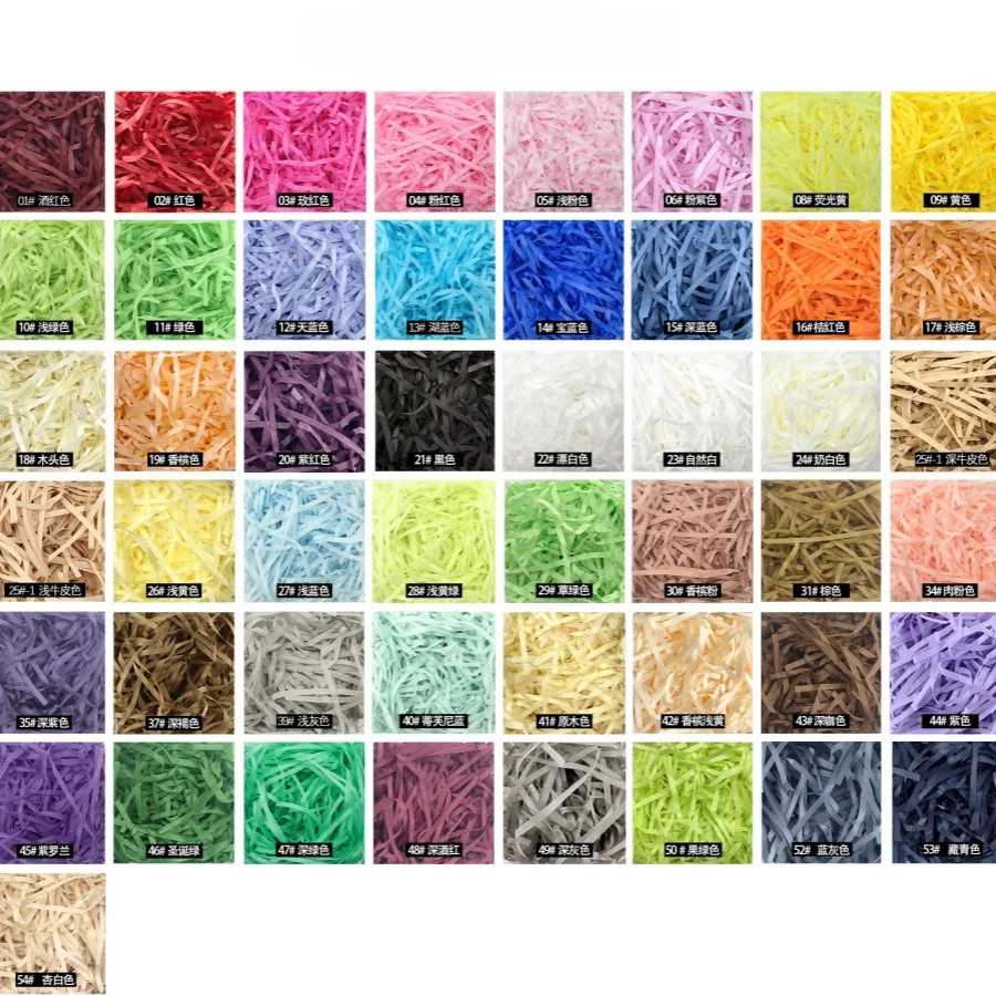 100g raffi Colorful Shredded C - Paper Straw Color recensie en prijs