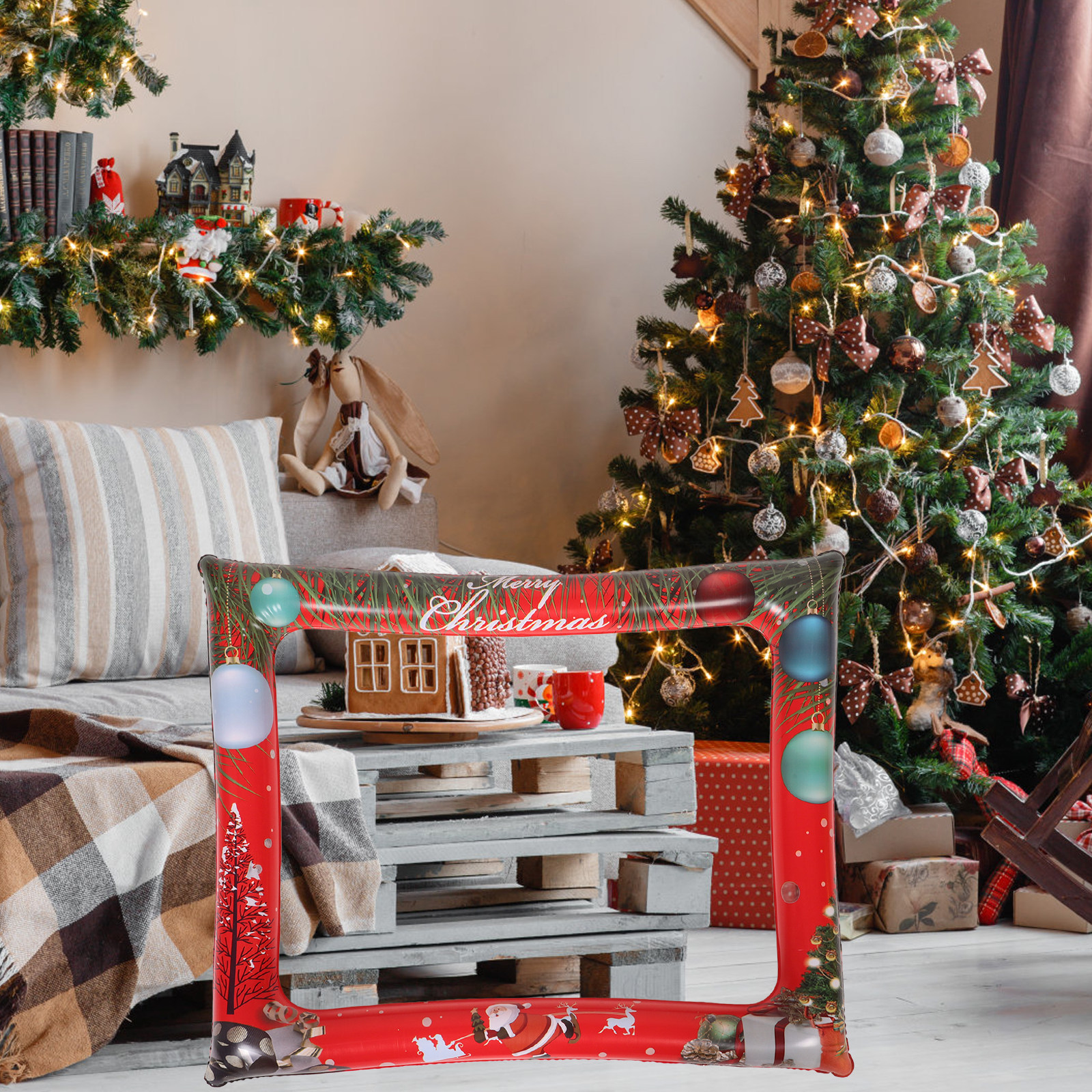 Christmas Inflatable Photo Fra - Photo Booth Frame recensie en prijs
