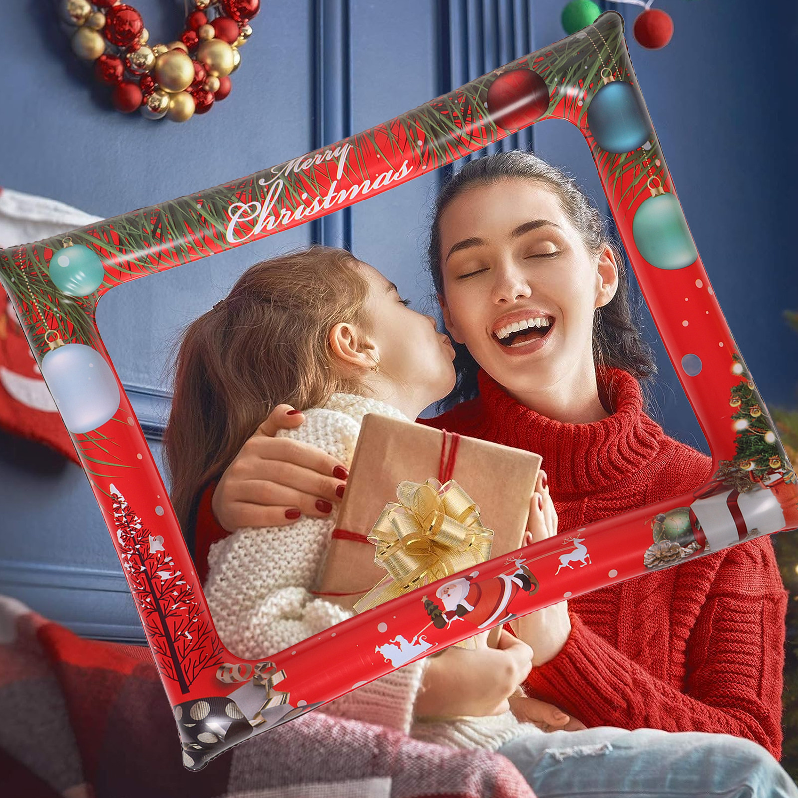 Christmas Inflatable Photo Fra - Photo Booth Frame recensie en prijs