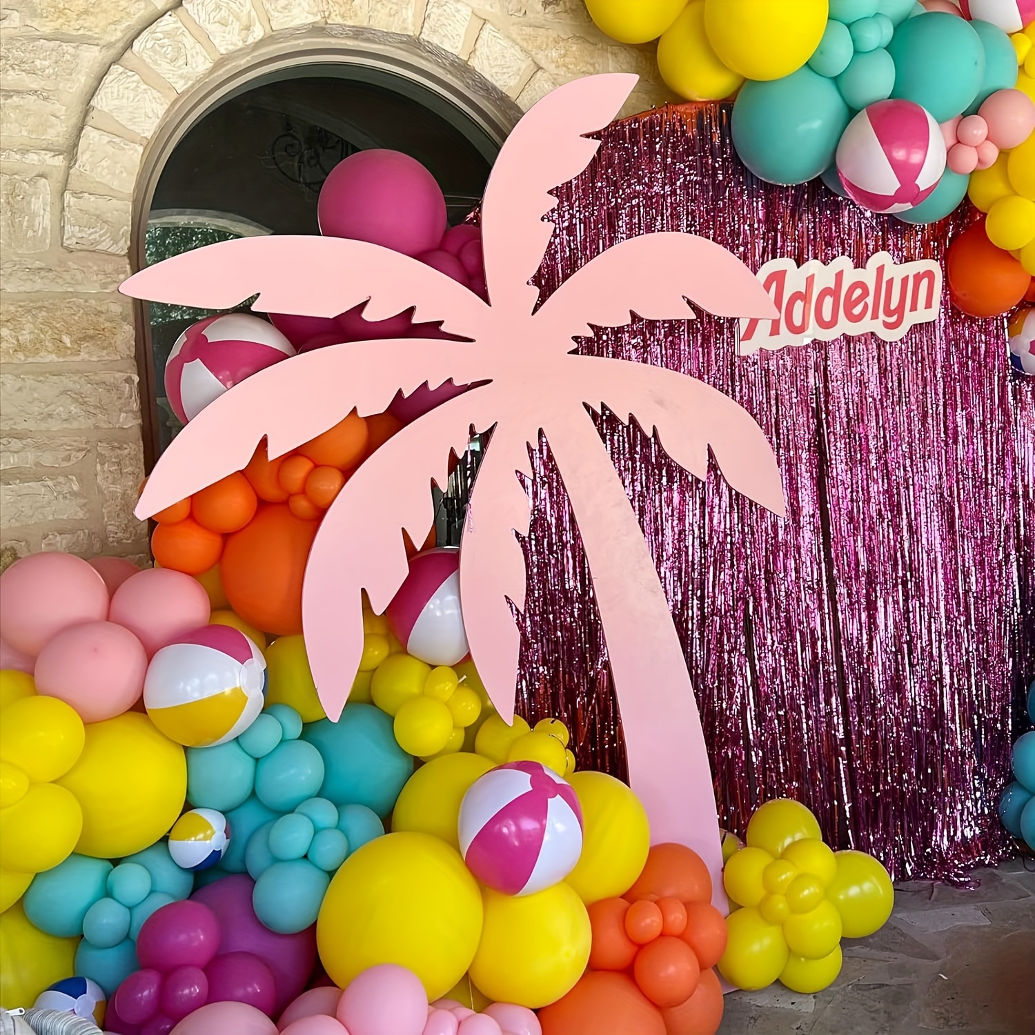 130pcs Pink Yellow Orange Ball - Balloon Arch Kit recensie en prijs