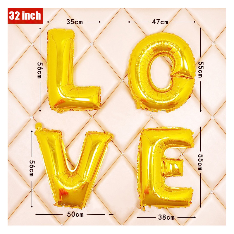 16 32 40 Inch Foil Letter Ball - Event Z recensie en prijs
