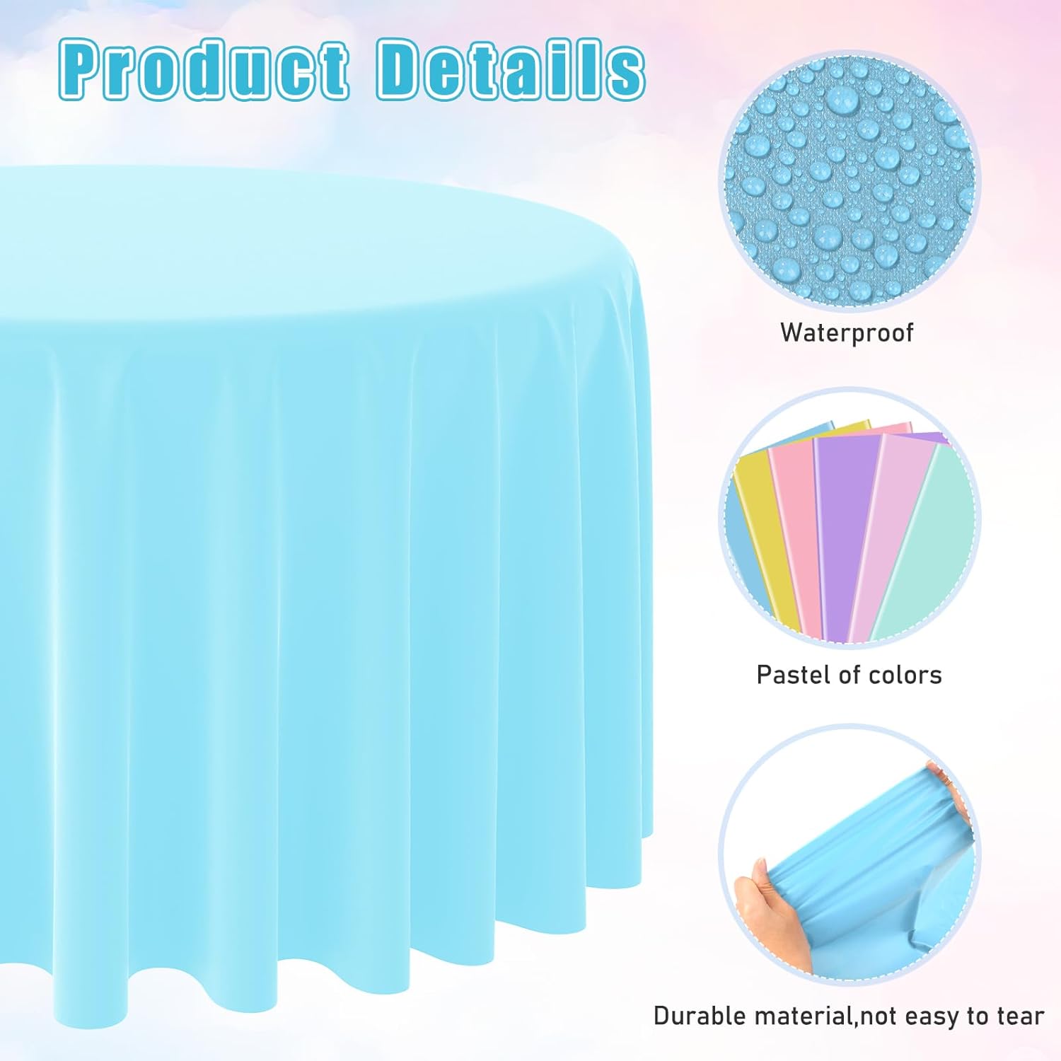 Disposable Round Solid Color T - Table Cloth Disposable recensie en prijs